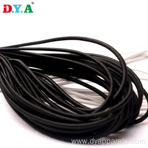 1/8-Inch (3mm) Black Elastic Cord Stretch String